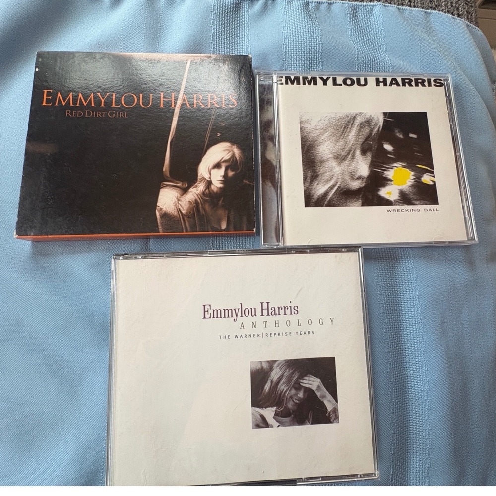 Emmylou Harris Red Dirt Girl Wrecking Ball Anthology CD Lot‎